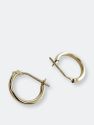 1cm Huggie Earrings | 14k Gold Pair - 14k Yellow Gold