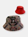 Reversible Bucket Hat - Black Jacquard