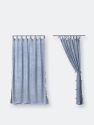 Chambray Linen Curtain with Tassels
