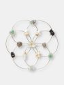 Crystal Grid - Healing Crystal Wall Decor - Flower Of Life - Large - Multi