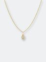 Diamond Hamsa Necklace (Small) - Yellow Gold