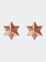 Star Stud Earrings - Rose Gold - Rose Gold
