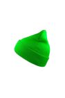 Atlantis Wind Double Skin Beanie With Turn Up (Safety Green) - Safety Green