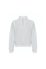 Awdis Womens/Ladies Just Hoods Crop Sweatshirt - Arctic White