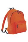Bagbase Junior Fashion Backpack / Rucksack (14 Liters) (Orange/Graphite Grey) (One Size) - Default Title