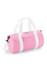 Bagbase Mini Barrel Bag (Pack of 2) (Classic Pink/White) (One Size) - Classic Pink/White