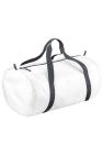 BagBase Packaway Barrel Bag/Duffel Water Resistant Travel Bag (8 Gallons) (White) (One Size) - White