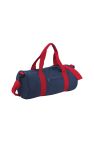 Bagbase Plain Varsity Barrel/Duffel Bag (5 Gallons) (Pack of 2) (French Navy/Classic Red) (One Size) - French Navy/Classic Red