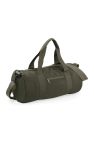 Bagbase Plain Varsity Barrel/Duffel Bag (5 Gallons) (Pack of 2) (Military Green/Military Green) (One Size) - Military Green/Military Green