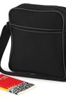 Bagbase Retro Flight / Travel Bag (1.8 Gallons) (Black/Dark Graphite) (One Size)