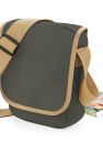 Mini Adjustable Reporter / Messenger Bag 2 Liters - Olive/Caramel