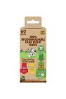 Bags On Board Dog Poop Bags (Pack of 60) (Multicolored) (One Size) - Multicolored