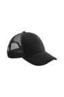 Beechfield Jersey Athleisure Trucker Cap (Black) - Black