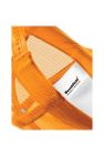 Beechfield Junior Vintage Snapback Mesh Trucker Cap / Headwear (Orange / White)