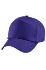 Beechfield Plain Unisex Junior Original 5 Panel Baseball Cap (Purple) - Purple