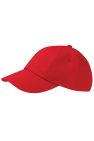 Beechfield Unisex Low Profile Heavy Cotton Drill Cap / Headwear (Pack of 2) (Classic Red) - Classic Red