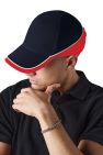 Beechfield Unisex Teamwear Competition Cap Baseball / Headwear (Pack of 2) (French Navy/Classic Red)