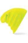Soft Feel Knitted Winter Hat - Fluorescent Yellow