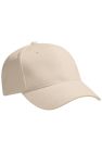 Unisex Pro-Style Heavy Brushed Cotton Baseball Cap/Headwear Pack Of 2 - Stone - Stone