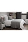 Belledorm Crompton Quilted Bed Runner (Gray) (One Size) - Gray