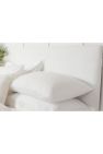 Faux Suede Headboard Cover - White - Queen - White