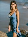 Lana Hi Lo Dress - Atlanic Blue