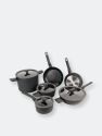 BergHOFF Leo 10Pc Cookware Set - Dark grey