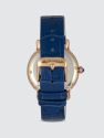 Courtney Cross Embossed Leather Watch