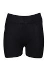 Brave Soul Womens/Ladies Rib Knit Shorts (Black) - Black