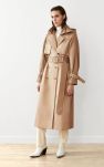 Sustainable Water-Resistant Trench Coat - Tan