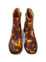 Ankle boots Women Camper Kiara - Burgundy/Orange - Multicolor