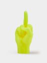 Hand Gesture Candles - F*ck You, Neon Yellow