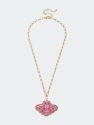 Stuck On You Bee Patch Necklace - Pink
