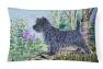 12 in x 16 in  Outdoor Throw Pillow Cairn Terrier Canvas Fabric Decorative Pillow