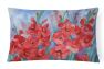 12 in x 16 in  Outdoor Throw Pillow Gladioli Canvas Fabric Decorative Pillow