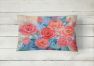 12 in x 16 in  Outdoor Throw Pillow Roses Canvas Fabric Decorative Pillow