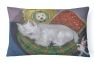 12 in x 16 in  Outdoor Throw Pillow Westie Precious Toto Canvas Fabric Decorative Pillow