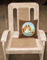 14 in x 14 in Outdoor Throw PillowCavalier Spaniel Momma's Love Fabric Decorative Pillow