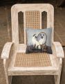 14 in x 14 in Outdoor Throw PillowSiamese Reflection by Daphne Baxter Fabric Decorative Pillow