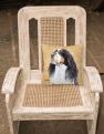 14 in x 14 in Outdoor Throw PillowSpringer Spaniel Wipe your Paws Fabric Decorative Pillow