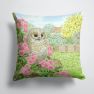 14 in x 14 in Outdoor Throw PillowTawny Owlet by Sarah Adams Fabric Decorative Pillow