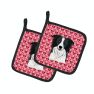 Border Collie Pair of Pot Holders