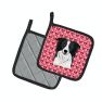 Border Collie Pair of Pot Holders