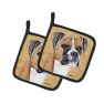 Boxer Wipe your Paws Pair of Pot Holders