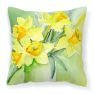 Daffodils by Maureen Bonfield Fabric Decorative Pillow
