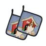 Dog House Collection Basset Hound Pair of Pot Holders