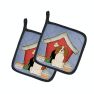 Dog House Collection Cavalier Spaniel Pair of Pot Holders