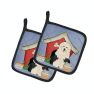 Dog House Collection Old English Sheepdog Pair of Pot Holders