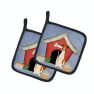 Dog House Collection Whippet Pair of Pot Holders
