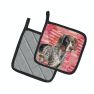 German Shorthaired Pointer Love Pair of Pot Holders